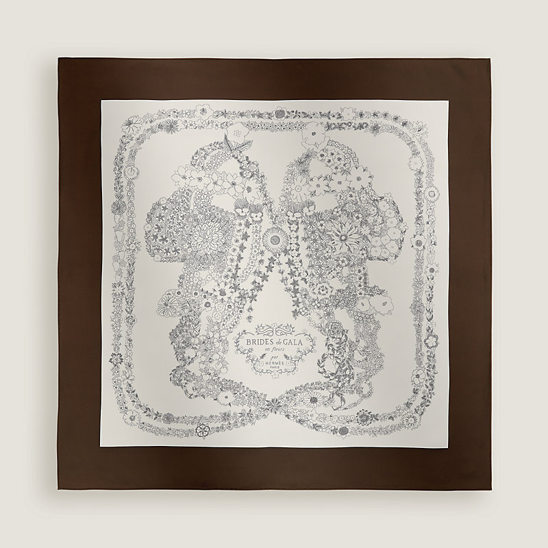 【エルメス】HERMES BRIDES de GALA スカーフ Brides de Gala forever scarf 90 - Black | Hermès Mainland China